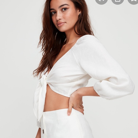 WILFRED linen TENLEY Top